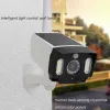 Telecamere simulazione della telecamera esterna Sensore solare Sensore Light Camera protettivo Alloggiamento protettivo per il sistema di telecamere di sicurezza all'aperto