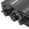 Verstärker -Auto -Radioverstärker Aluminiumlegierung 20 Hz bis 20 kHz 2 Kanal Bluetooth 5.0 Power -Verstärker Verlustloser Soundqualität für Zuhause