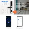 Lock Wifi Aluminum Electronic Digital Fingerprint Door Lock for Glass Sliding or Wooden Home Security Waterproof