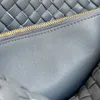Cobble Shoulder Bag Small padded intreccio leather womens Handbag Single interior zip pocket one open pocket Black Luxury Designer Bags Purse Top Quality