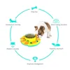 Dog Puzzle Toys Press Slow Feeder Interactive Games for Puppy IQ Trainning Treat Dispenser Food Leaker Bowl Advanced Level 2in1 240328