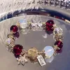 Strand Snowflake Multicolor Glass Beaded Armband Fashion Trends Kvinnor Vackert smycken Valentinsdag Födelsedagspresent