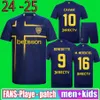 2024 2025 CA Boca Juniors Cavani Futbol Formaları 24 25 Carlitos Maradona Kulübü Atletico Conmebol Libertadores Janson Futbol Gömlek Erkekler Çocukları Üniform Set