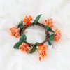 Bandlers 6PCS / Set Creative Wreath Holder Beautiful Glass Doalight G99A