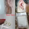 Clips Aide 925 Silver Silver Rose Gold Small Hoop Oread Oreads For Women Girls Gift Wedding Engagement Party Gift Smootor Ore Ear Ost Buckle