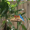 その他の鳥の供給給水屋外の庭のフィーダーバードケージバルコニーフィードアイアンハンギング