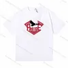 T-shirt Femmes Rhude T-shirt Men designer Crew Cou Nou à manches courtes Coton Imprimé de coton Sport floral