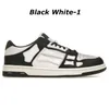 Mens low designer shoes Black White Grey red green blue brown Powder pink womens casual Skel Top Genuine Leather Sneakers luxury sports outdoor trainers Classic shoe