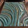 Tapety ręcznie rysowane abstrakcyjne złotą linię sztuki dywan podłogi łazienka 3d Malal malarstwa salonu restauracja