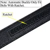 Luxury Alloy Mens Replacement Belts Buckles Button Sliding Without Belt Dress Jeans Buckle for 33cm to 35 cm Ratchet Strap 240401