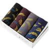 Sous-pants 4pcs / lot Soft Modal Man Boxers Mens Mens sous-vêtements Boîtres respirants Boxer Homme Men Plus Size L-4XL