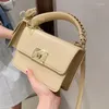 Bag Spring And Summer Handbags 2024 Trendy Fashion Lock Messenger High-end Sense Of Net Red Portable Small Square