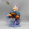 Action Toy Figures One Piece Anime Figures Enel Skypiea Eneru LED Light 33cm Gk Pvc Statue Figurine Toys Collection Decoration Ornaments kids Gifts L240402