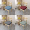 Couvre-chaise Jacquard Stretch Soutr Cover Solid Spandex Washable Failchair Protector for Wedding Kitchen Banquet Home