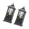 Bandlers 2 PCS Desk Topper Wind Lamp Party décorations décorations de la maison Festival plastique Lantern Halloween suspendu