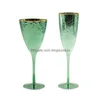 SCHEDE DEI GLI METRI DI VINO RETRO Smeraldo Lumo Nordic Phnom Penh Elettroplato INS rosso Drink a grande capacità Drink oro Champagne Cup Cagdle Drop dh5ai Dh5ai