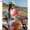 KAFITT Womens Professional Triathlon Suit Clothes Biking Skinsuits Coupa De Ciclismo Rompers Jumpsuit Kits Double Lycra 240323