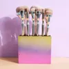 9PCS / Set Pink Gold Luxury Makeup Brushes Set Powder Power Foundation Found Brush Brush Making Make Up Brush Kits Maquiagem 240327