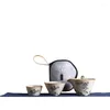 Teaware Sets Japanese-style Travel Tea Set Portable With Carring Cases Teapot Home Outdoor Quick Cup Teawares Gift