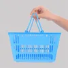 Sacs de rangement 1PC Mall Panier de magasinage Merchandise Plastique avec poignées Picnic Outdoor Portable