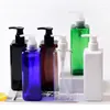 Garrafas de armazenamento 20pcs 300ml Petado de Branco Branco Branco Pet com Bomba de Loção para Shampoo Gel Gel Soop Liquid Packaging Container