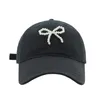 Ball Caps Pearl Bow Baseball Hat For Daily Life Yoga Workout Sports Ademend buiten H7EF