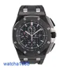 Celebrity AP Wrist Watch Mens Royal Oak Offshore 26400AU Automatique Précision mécanique Date d'appel de secondeté