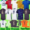 2024 Engeland Soccer Jersey Women Men Men Kis Kit Voetbalshirt Kane Bellingham Foden Rashford Rooney Pre Match GK Uniform Earps Doelman Doelman Lange Mouw Player -versie