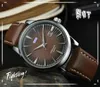 Iced fora três stiches designer assistir Hip Hop Leather Strap Mens calendário Quartz Relógio Business Look Looking Famous Stopwatch Montre de Luxe Presentes