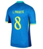 Neu 2024 BrazilS Trikot VINI JR Fußball Trikot Home Away Shirts Herren Kinder 24 25 Brasilien RICHARLISON RODRYGO Trikot football jersey