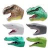 Dinosaur Hand Puppet Hand Dinger Story Toys Educational Supplies Baby Soft Rubbery Animal Head Toy Enseignement Accessoire 240328