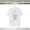 Designer T-Shirts Herren-T-Shirts Schwarzes Wash-Logo gedruckt High Street Männer und Frauen Paare losen lässigen runden Hals Kurzarm T-Shirt T-Shirt T-Shirt