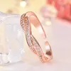 Wheel of Destiny Open Mouth Lady Ring Fashion Interwined Twist Micro Diamond Girlfriends