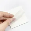 Förpackningar 200 Sheets Pet Sticky Notes Waterproof genomskinlig självhäftande etikettklistermärke Transparent skrivbara taggar