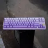 Akcesoria 125 Klawisze/Set Purple Gradient Keycaps PBT Dye Sublimation Caps Profile Profile Keycap dla MX Switch Keyboard Bezpłatna wysyłka