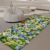 Carpets Fleurs tissées à la main Garden Moss Moss Carpet Forest Tufting Tufting For Bedroom Bedside Backet Bay