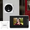 Sonnette de porte 2,8 pouces Norce électronique numérique 125 degrés Video Sonne de porte électronique Porte Caméra Home Security Viewer