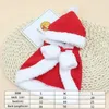 Dog Apparel Christmas Poncho Puppy Cape Breathable And Adjustable Cats Outfits For Party Travel Theme Po
