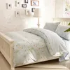 Ensembles de literie Luxurysmall Floral Cotton Momet Set Down Down Cover Pastoral Style Imprimé Lit Sheet taix