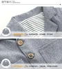 Vestes Baby Grey Cost Coat Spring and Automne Little Boys Clothes Veste à manches longues Fashion Extérieur pour les bébés nés âgés de 0 à 3 ans P176