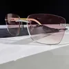 Jóias de hip hop Iced os óculos para homens Buffalo Horn VVS Moissanite Sunglasses