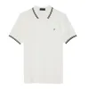 Fred Perry Men's Polos Shirt Designer Shirt Polo Embroidered Logo Womens Mens Tees Short Sleeved Top Asian Size S/M/L/XL/XXL