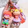 Fashion Cartoon Movie Character Keychain Rubber And Key Ring For Backpack Jewelry Keychain 083630