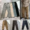 Designer Mens Pants Street Loose Jogger Women Straight Work Vintage Tactical Big Pocket Overalls Byxa Cargo Carhatt Jacket 896