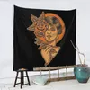 Tapestries Lady Rose Tattoo Wall Decor Tapestry Easy To Hang Living Room Customizable Gift Soft Fabric Odorless