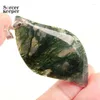 Pendant Necklaces Women Men Fashion Jewelry Pendants With Chain Wholesale Natural Dendritic Moss Agate Stone For Making BM339