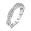 Wheel of Destiny Open Mouth Lady Ring Fashion Interwined Twist Micro Diamond Girlfriends