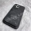 MM6Margiela Casos de moda Case de iPhone 15 Pro Max Case de teléfono 13 12 11 14Pro Max 15 14 más Capacidad de diseñador Capacidad de cuero con tarjeta anti-caza a prueba de rasguño alta textura alta