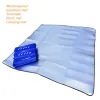 Mat 1pc Camping Mat Tent Mattress Waterproof Aluminum Foil Foldable EVA Picnic Beach Pad