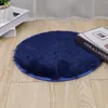 Carpets Artificial Sheepskin Rug Carpet Wool Warm Hairy Soft Seat Solid Color Fur Area Rugs Bedroom Mat Circular Drop